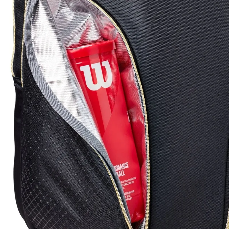 Wilson Defy V1 Padel Backpack (Black/Gold)