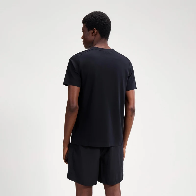 Teller T-Shirt Herren - schwarz