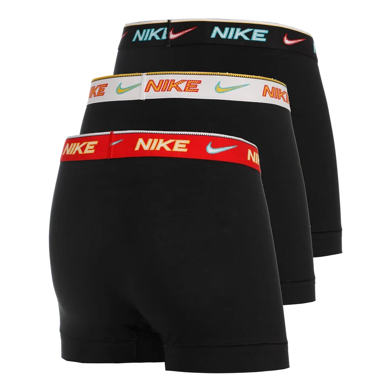 Essential Cotton Stretch Trunk Boxer Short 3er Pack Herren - grau