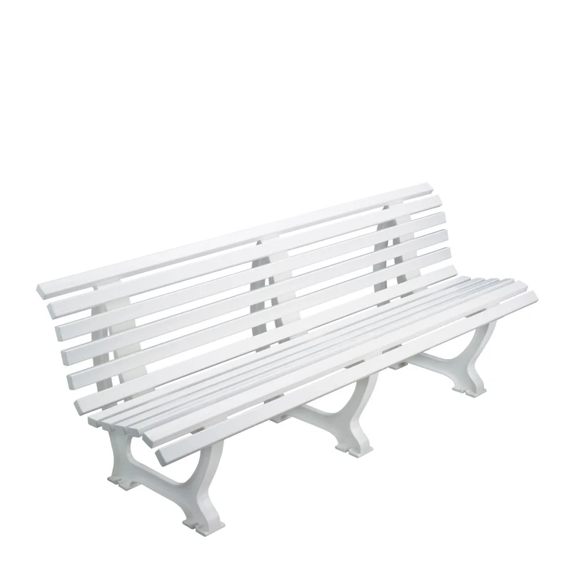 Ergonomische Sitzbank 200 weiß