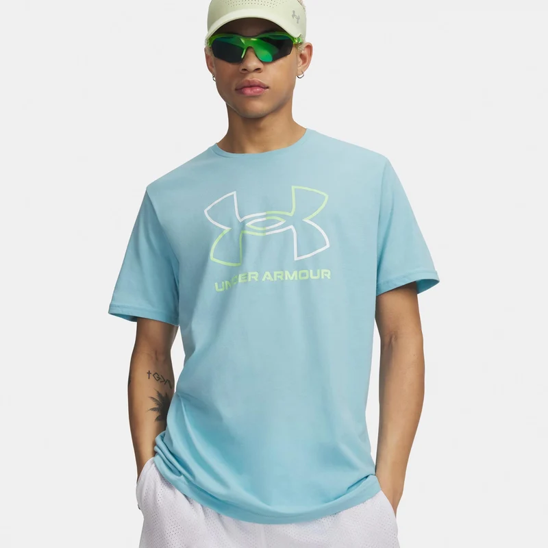 Foundation Update T-Shirt Herren-blau, weiß