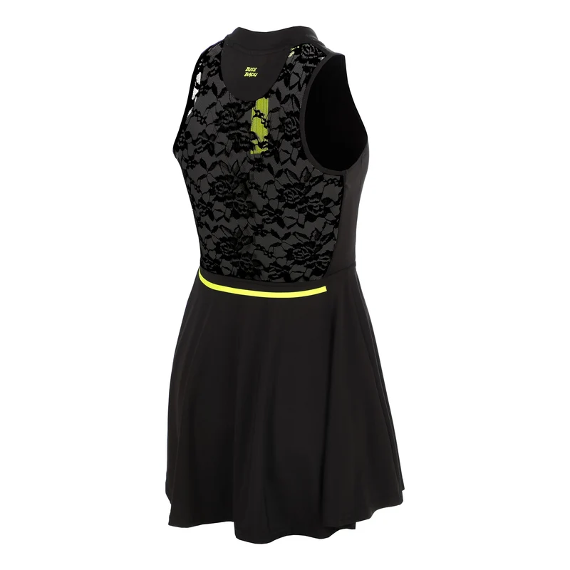 Night Flash Lace Kleid Damen - schwarz