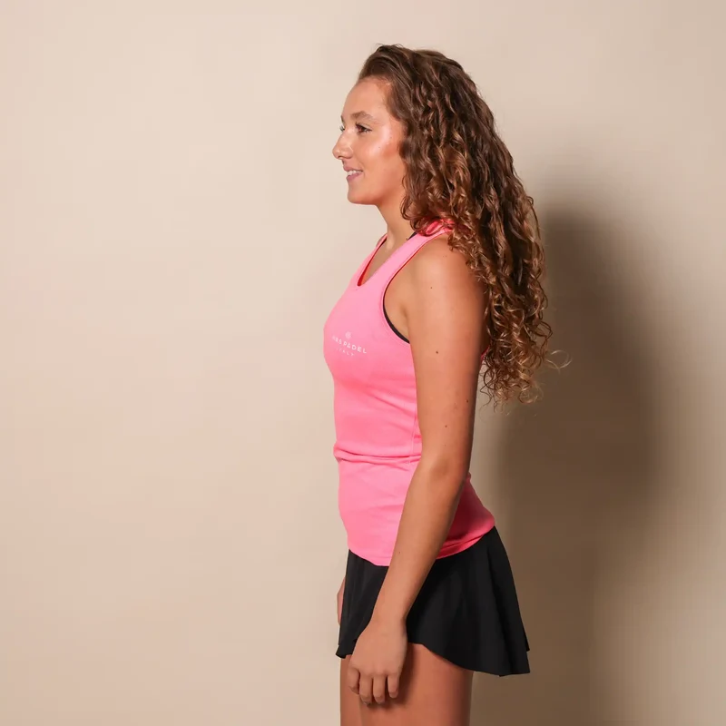 Padel Singlet Neon Roze