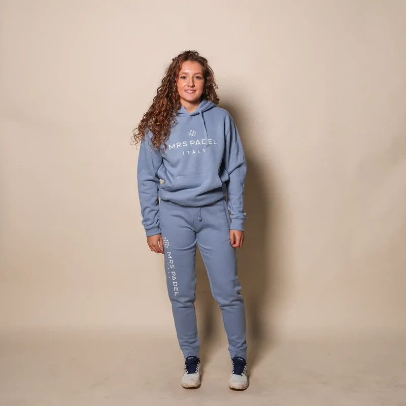 Hoodie Mrs Ice blauw