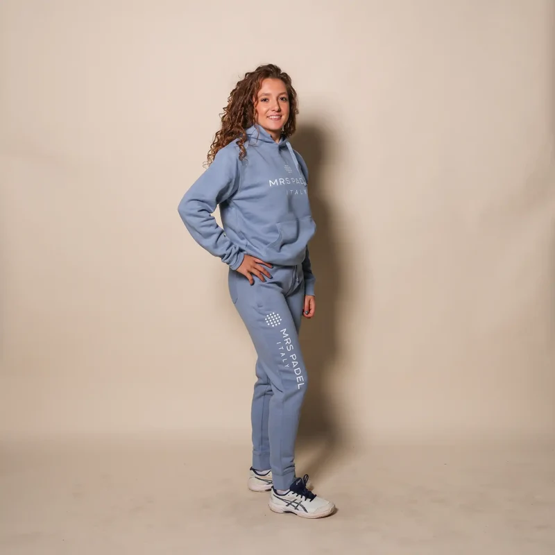 Hoodie Mrs Ice blauw