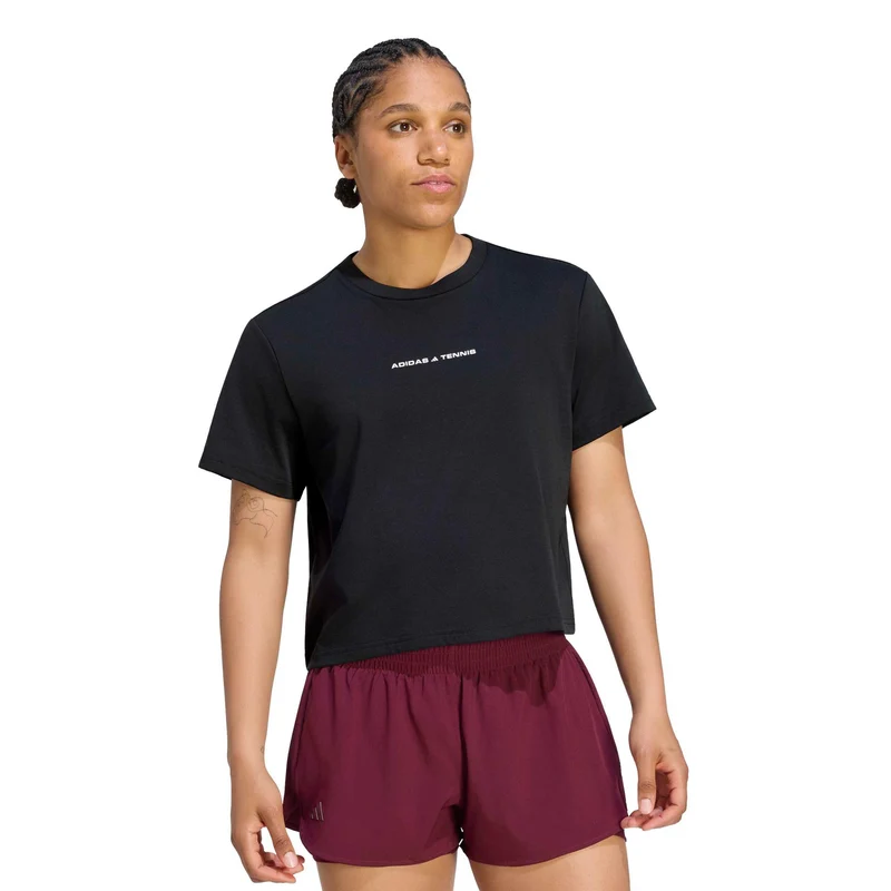 Graphic T-Shirt Damen - schwarz, weiß