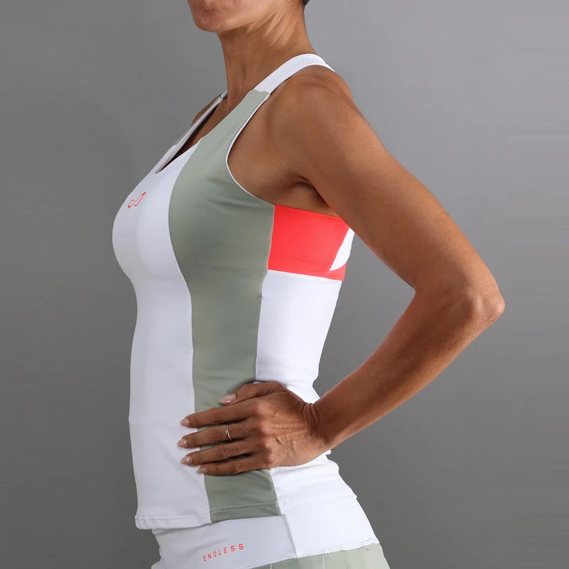 CODE Tank-Top Damen - weiß