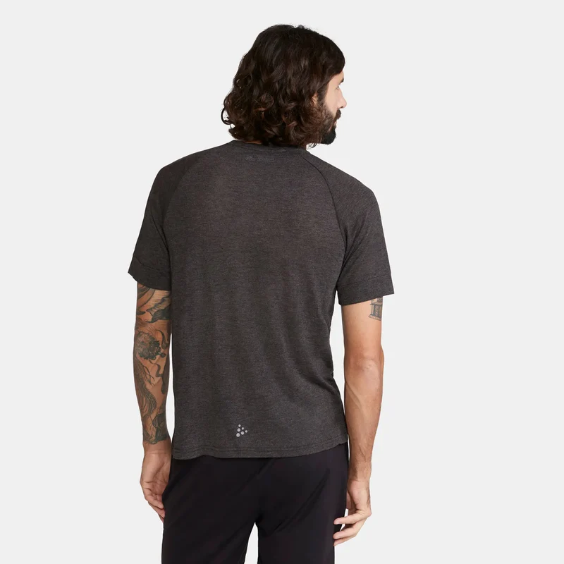 ADV Trail Wool Laufshirt Herren-Dunkelgrau