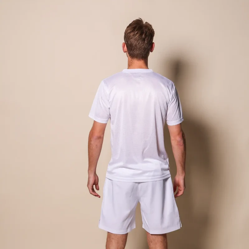 Mr Padelshirt Regular Fit Wit