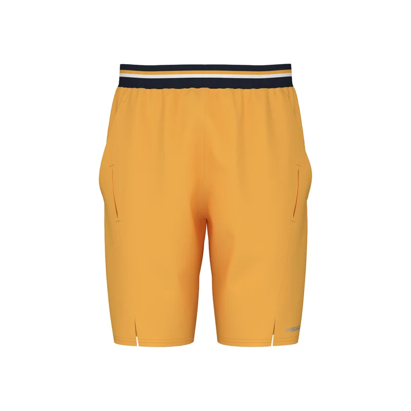 Performance Shorts Herren-Goldgelb,Dunkelblau