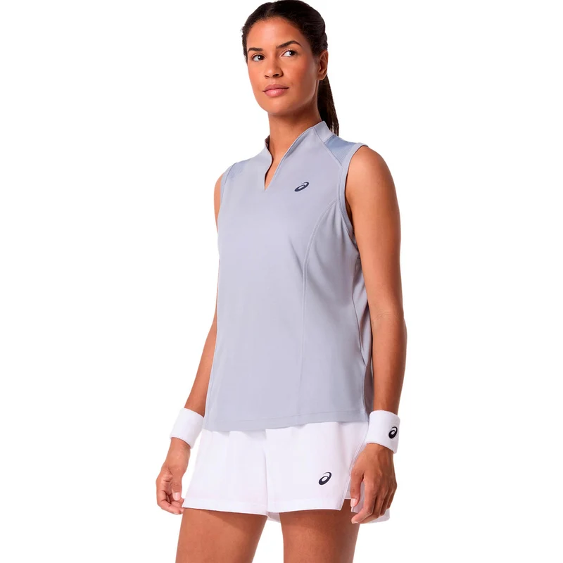 Court Tank-Top Damen-blaugrau