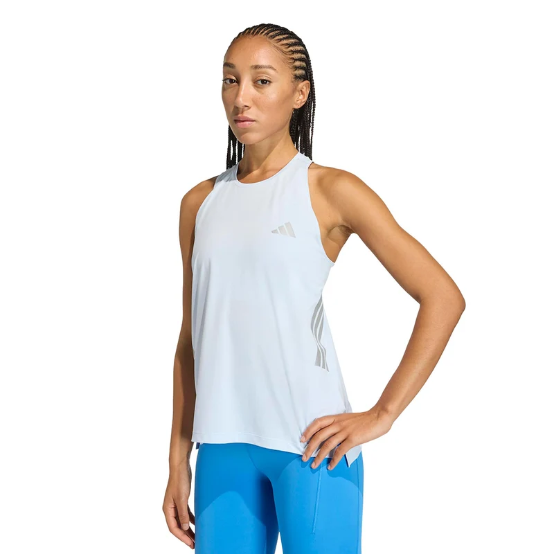 adi365 Iconic Laufshirt Damen-blaugrau