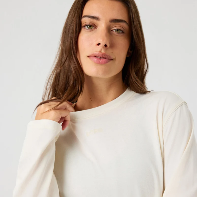 Studio Oversized Longsleeve Damen - creme