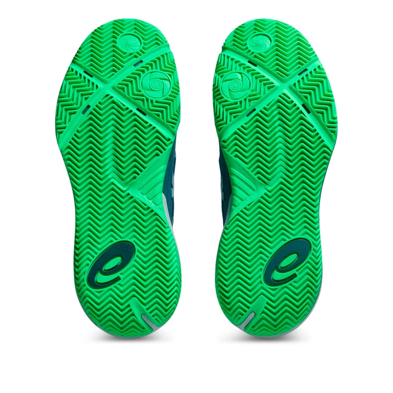 Gel-Resolution X Padelschuh Herren - blaugrau, neongrün