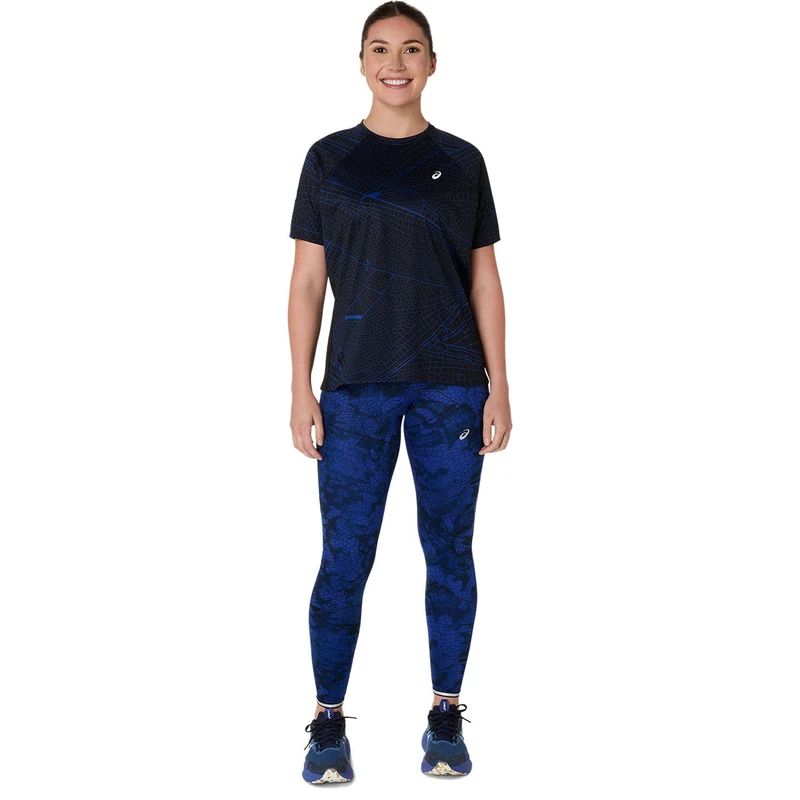 Road Lite-Show Lauftight Damen - schwarz, dunkelblau