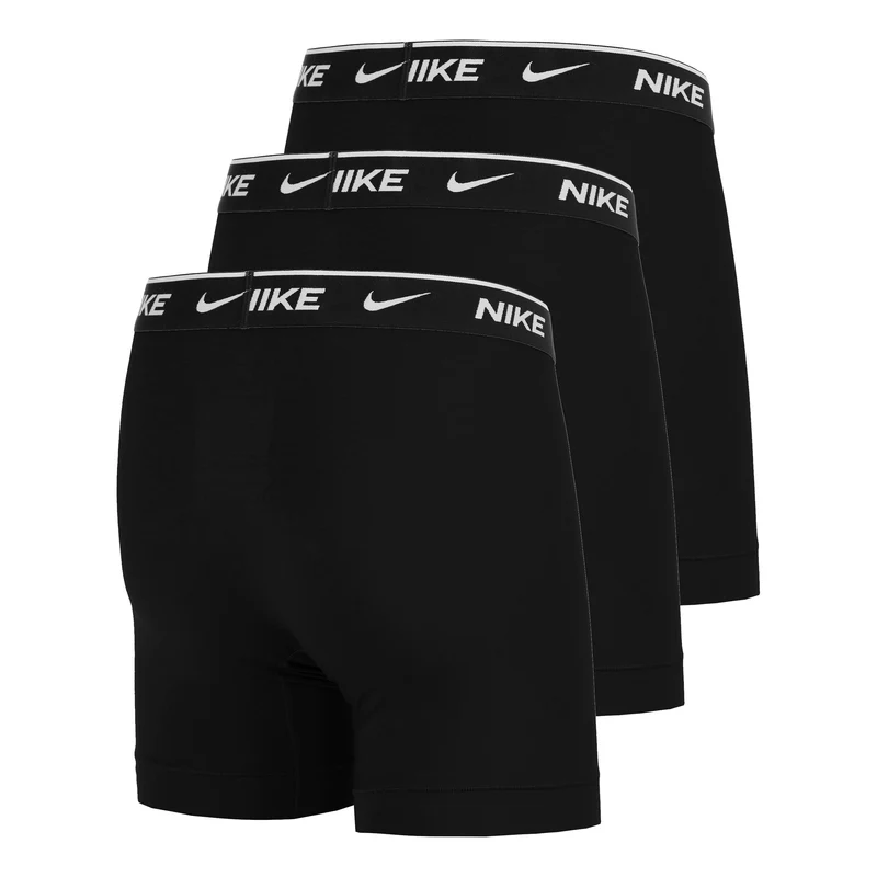 Essential Cotton Stretch Boxer Short 3er Pack Herren - schwarz, schwarz