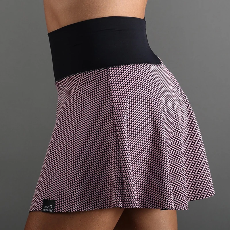 LUX II Rock Damen - pink, schwarz