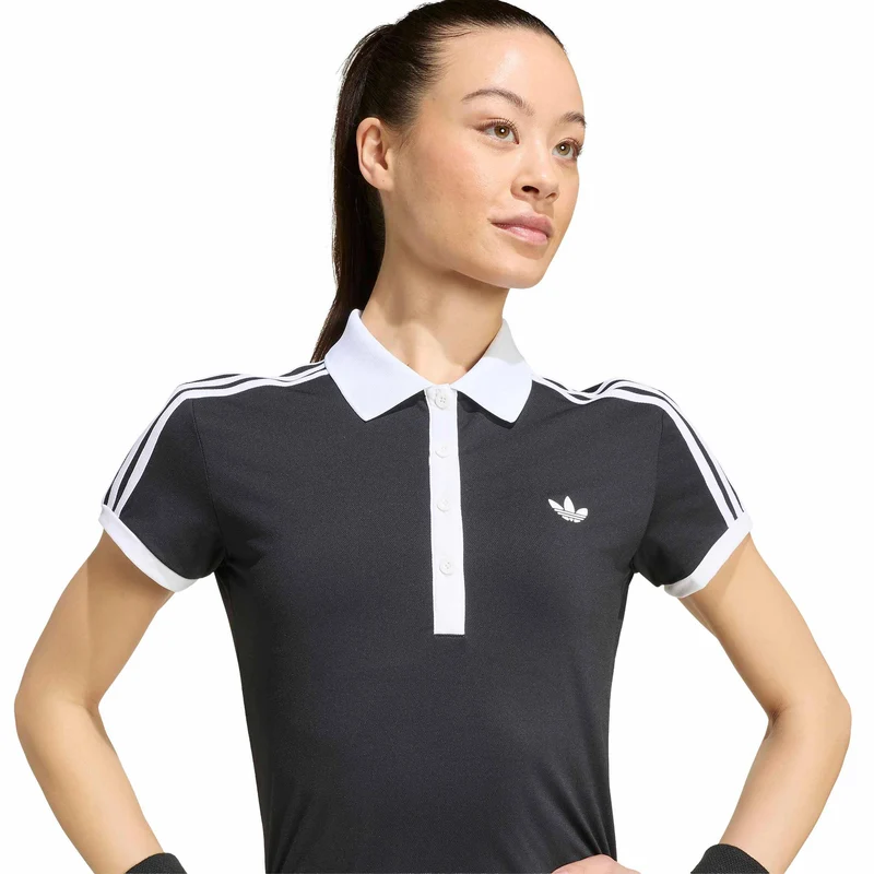 Classics Polo Damen - schwarz, weiß