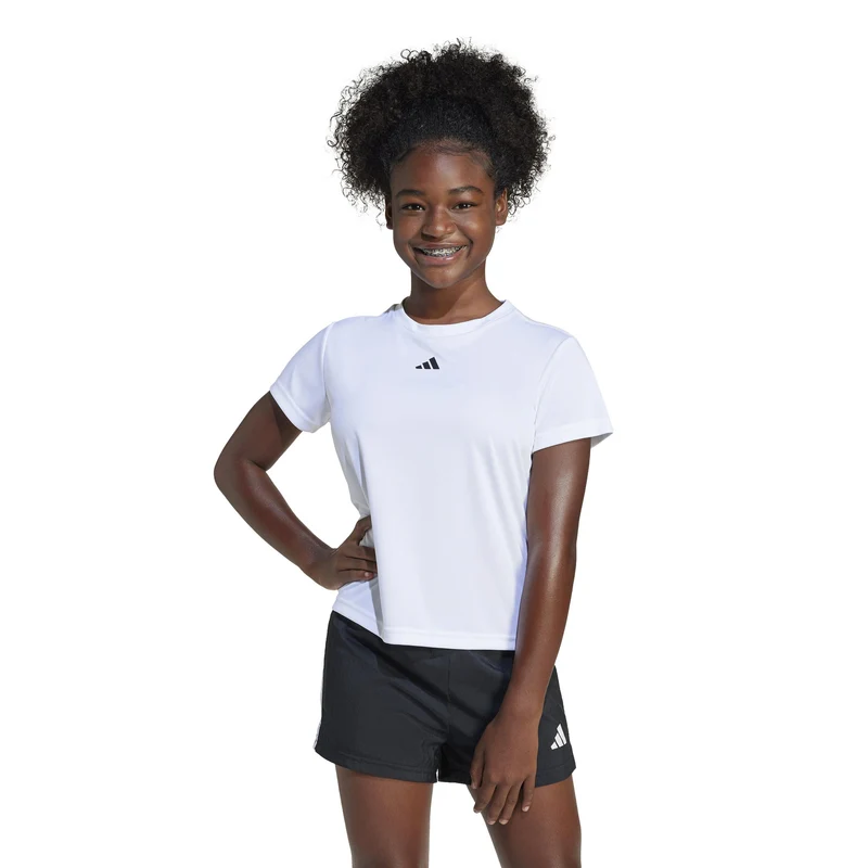 Essentials Training T-Shirt Kinder - weiß