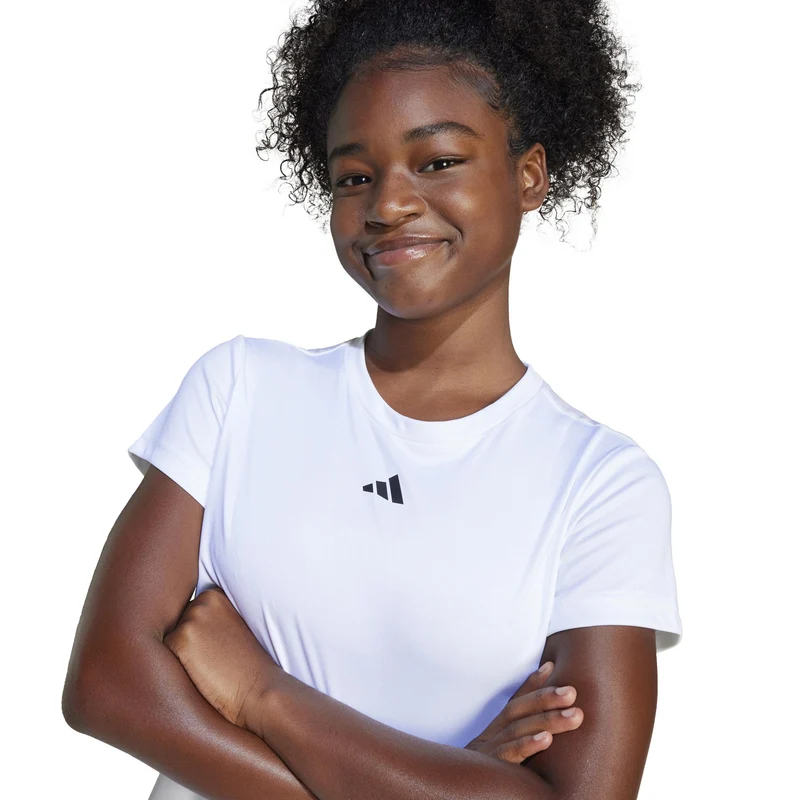 Essentials Training T-Shirt Kinder - weiß