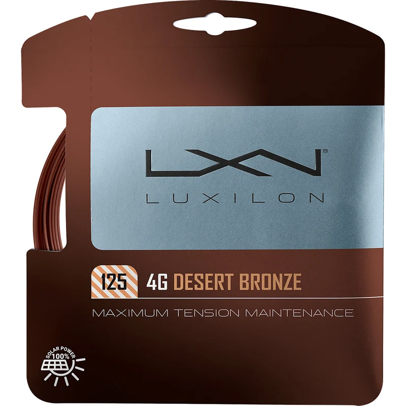 Luxilon 4G 1.25 desert bronze set