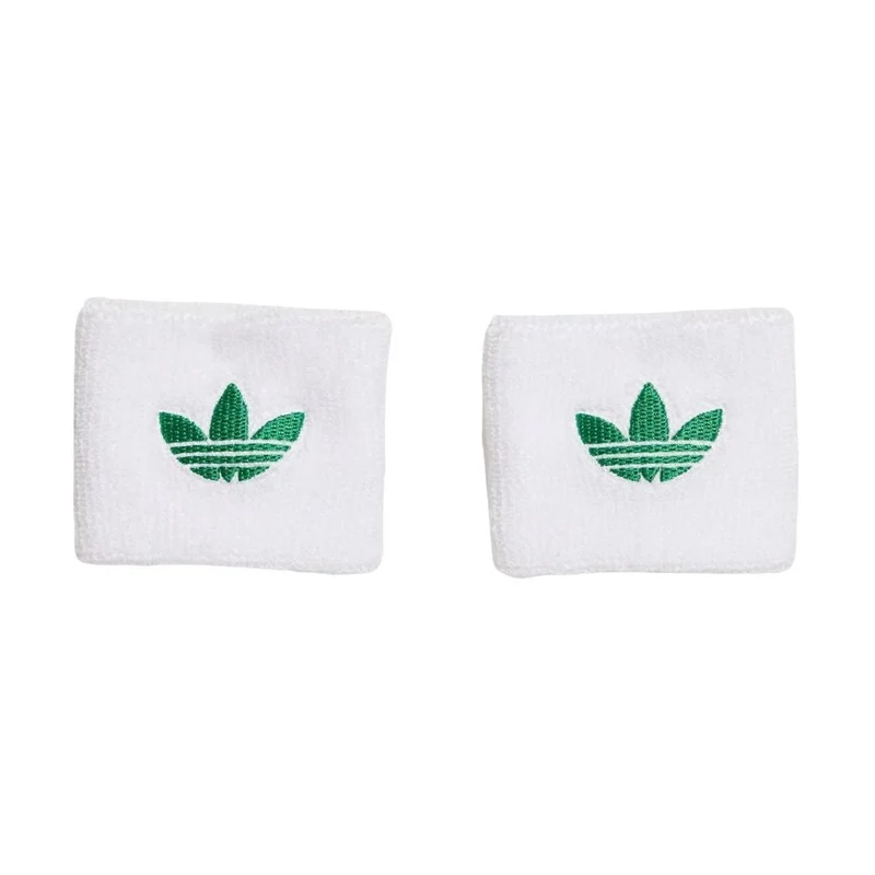 Adidas Originals Small Wristbands (2-Pack, White/Green)