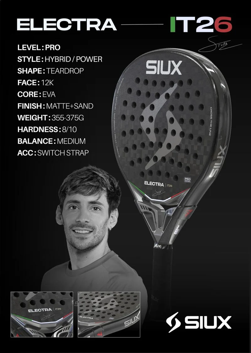 Siux Electra Pro IT26 Padel Racket