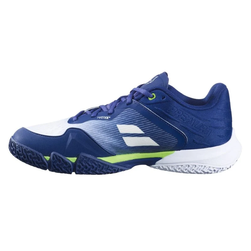 Babolat Jet Premura 3 Men Juan Lebron Padel Shoes (Blue Depths/Green Flash)