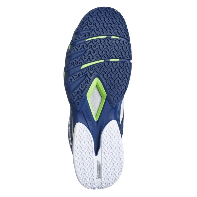 Babolat Jet Premura 3 Men Juan Lebron Padel Shoes (Blue Depths/Green Flash)