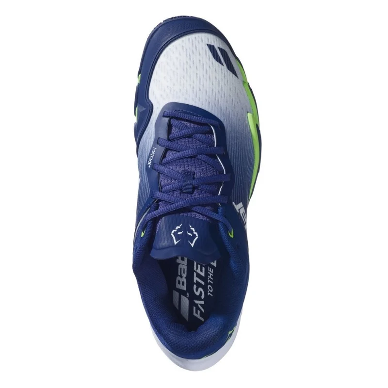 Babolat Jet Premura 3 Men Juan Lebron Padel Shoes (Blue Depths/Green Flash)