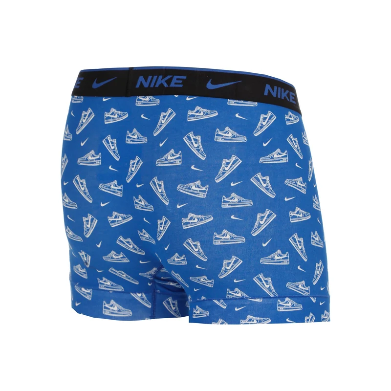 Essential Cotton Stretch Trunk Boxer Short 3er Pack Herren - hellblau