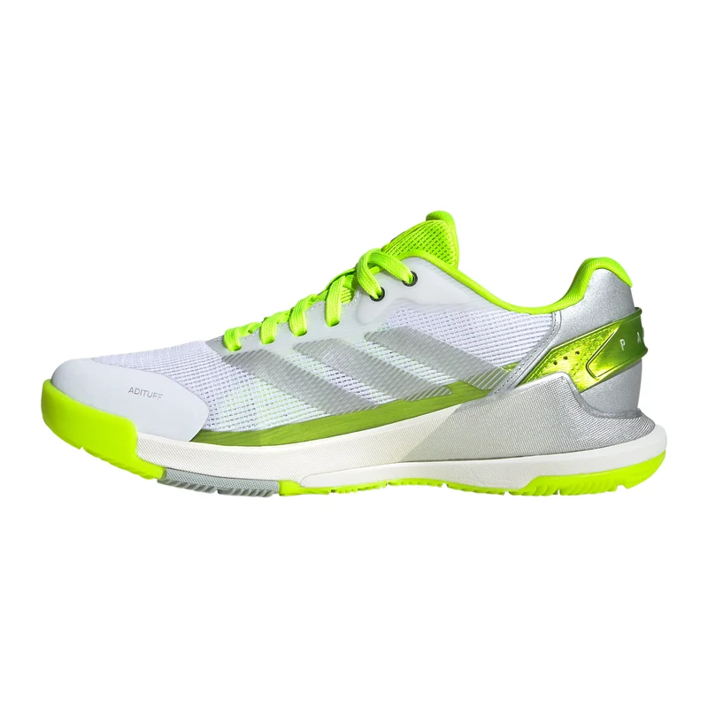 Crazyquick LS Padelschuh Damen - weiß, neongelb