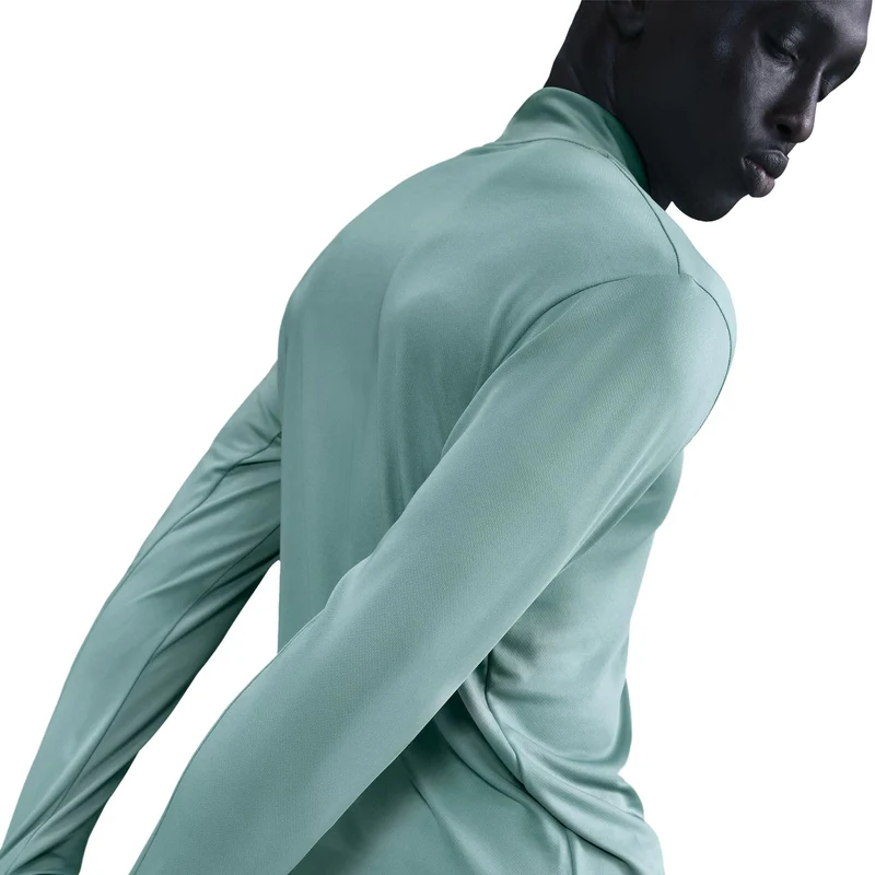 Pacer Half-Zip Laufshirt Herren - türkis, silber