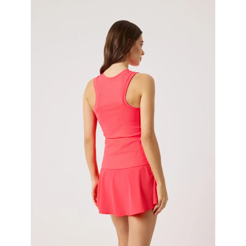 Bjorn Borg Ace Pocket Ribbed Tank Top (Ladies) - Diva Pink