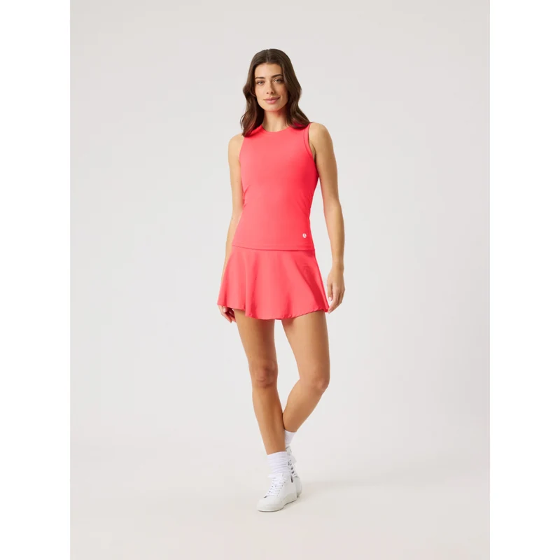 Bjorn Borg Ace Pocket Ribbed Tank Top (Ladies) - Diva Pink