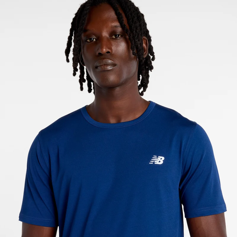 Sport Essentials Utility T-Shirt Herren-blau, weiß