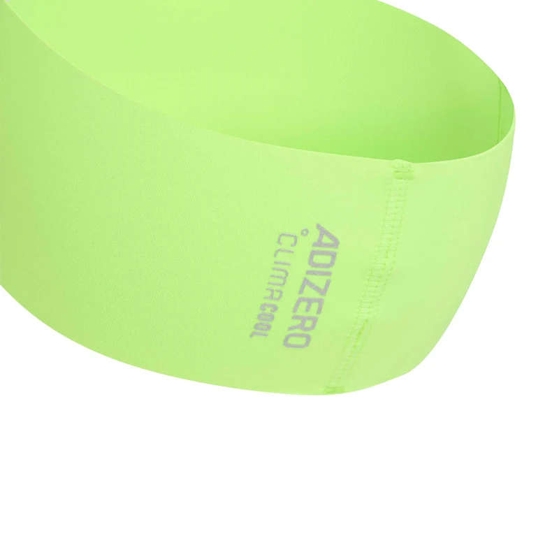 Run ClimaCool Stirnband Unisex-neongelb, weiß