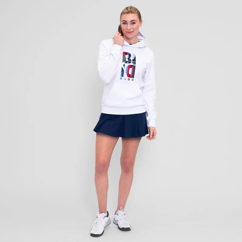 New York 2024 Chill Hoody Damen-Weiß