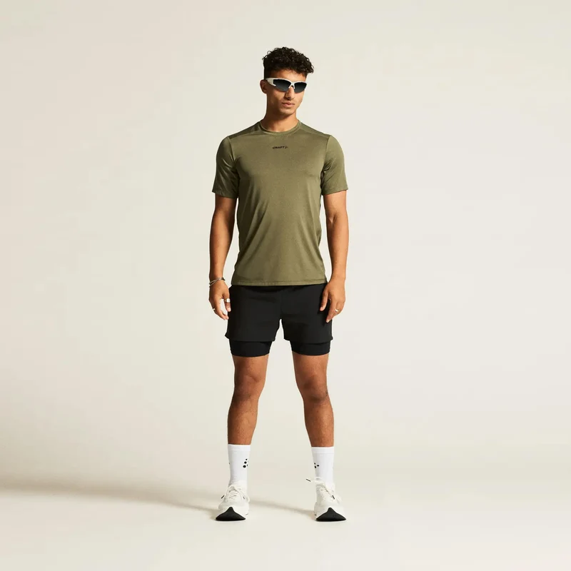 ADV Essence Laufshirt Herren - oliv