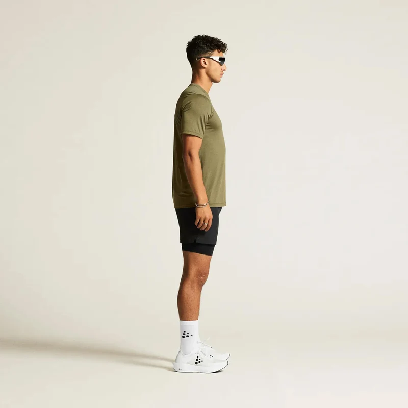 ADV Essence Laufshirt Herren - oliv