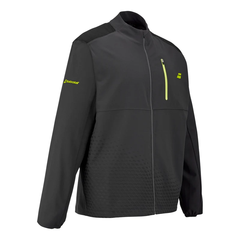 Aero Trainingsjacke Herren-grau, gelb
