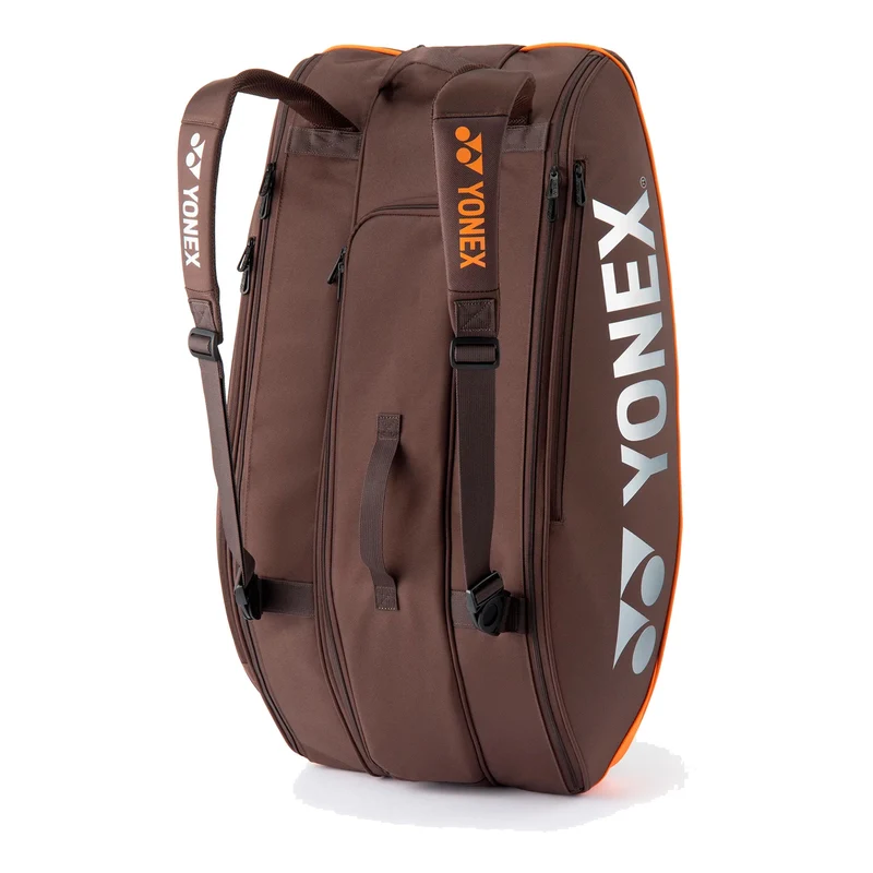 Pro Racquet Bag Espresso Brown Schlägertasche 9er - braun, orange