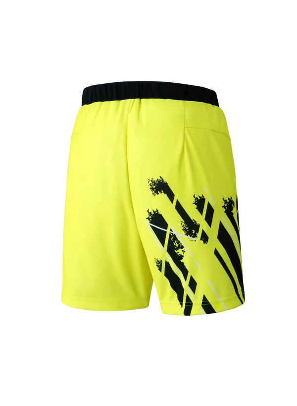 Yonex 15117 Men's Tournament Badminton Shorts (Lime Yellow)