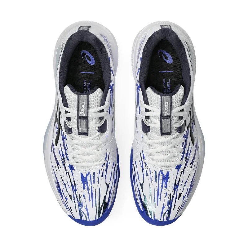 ASICS GEL CHALLENGER 15 PADEL L.E. White/Blue FW26 (Zapatillas)