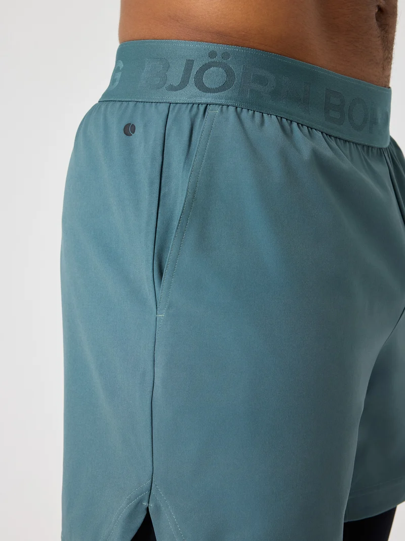 Bjorn Borg Borg 2 In 1 Shorts (Mens) - Balsam Green