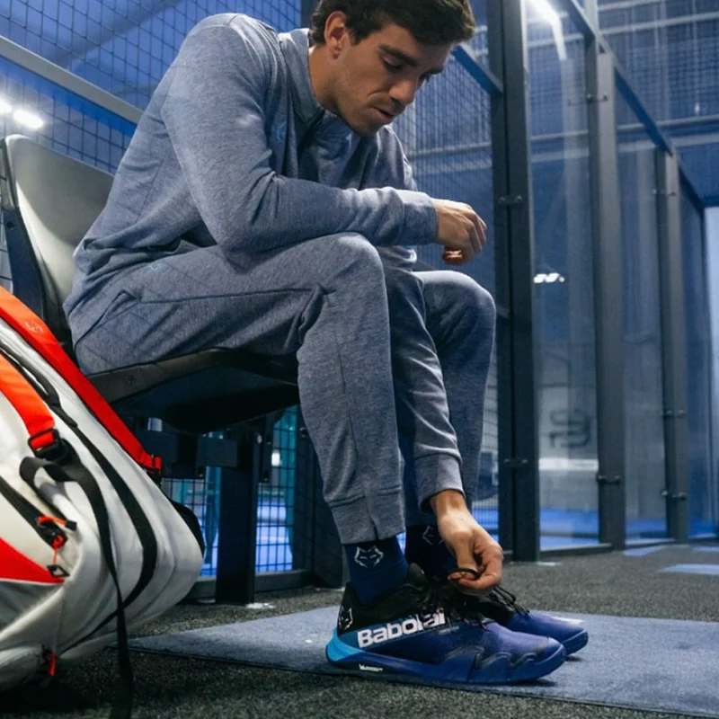 BABOLAT JET PREMURA 2 Men Black/Blue FW25 JUAN LEBRON (Zapatillas)