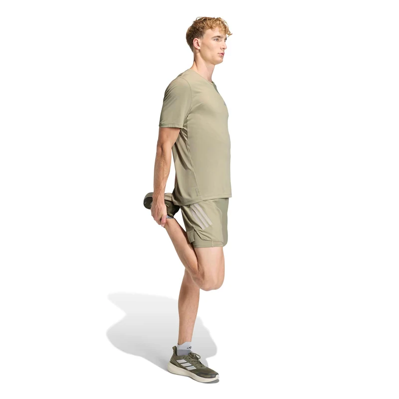 adi365 2in1 Laufshorts Herren-khaki