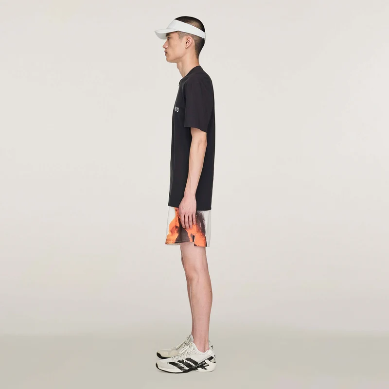 Y-3 Zip T-Shirt Herren - schwarz
