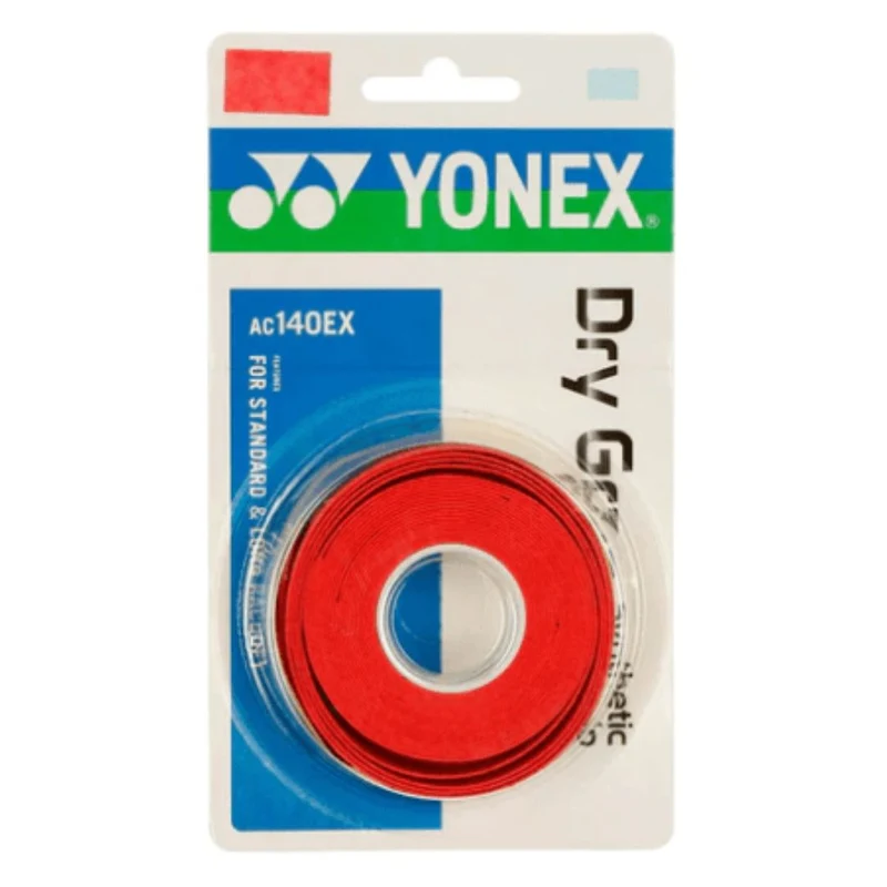Yonex Dry Grap (3-Pack, Coral Red)