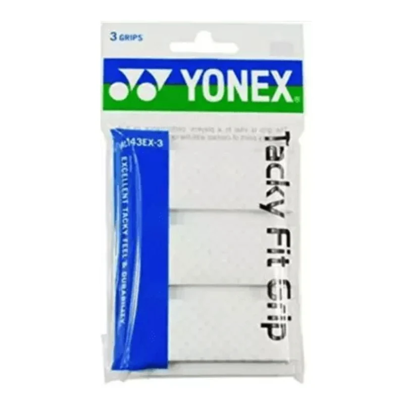 Yonex Tacky Fit Grip (3-Pack, White)